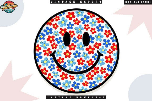 4th of July Floral Smile Face PNG: A Guide to Quality and Usage