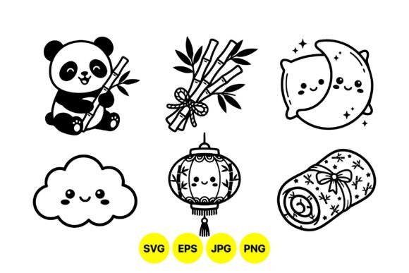 Cute Asian-Themed Kawaii Icons Guide