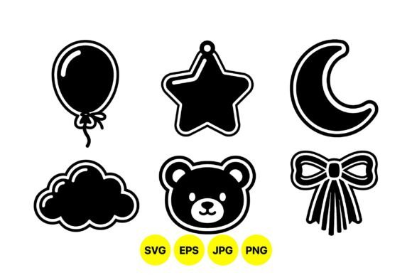 Cute Kids Silhouette SVG Icons Guide