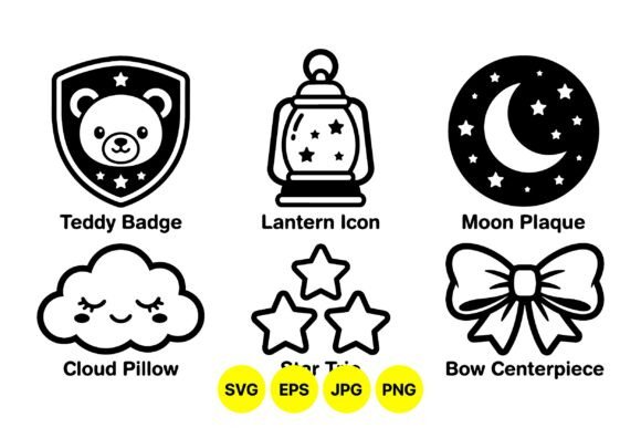 Designing Serenity: The Strategic Value of the Cute Nighttime Baby Icons Pack in Modern Digital Branding