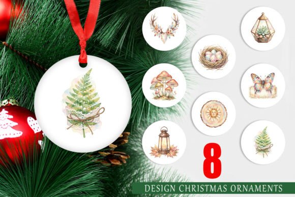 Digital Boho Woodland Ephemera Ornament: A Creative Guide for Festive Design