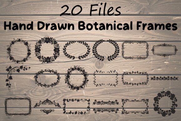 Evaluating the 20 Hand Drawn Botanical Frames SVG Bundle for Professional Design Workflows