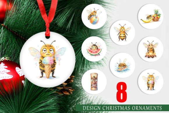 Evaluating the Funny Clumsy Bee Summer Ornament PNG for Seasonal Crafting