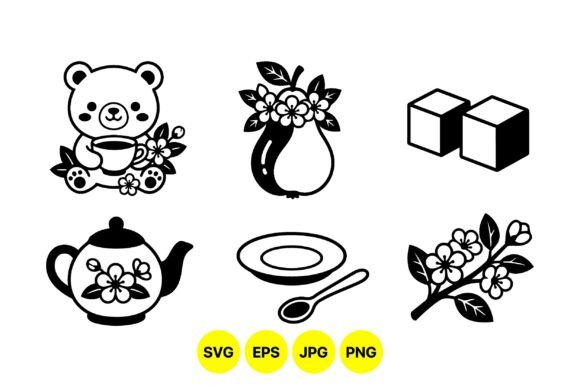 Exploring the Versatility of the Cute Tea Time Bear SVG for Creative Projects