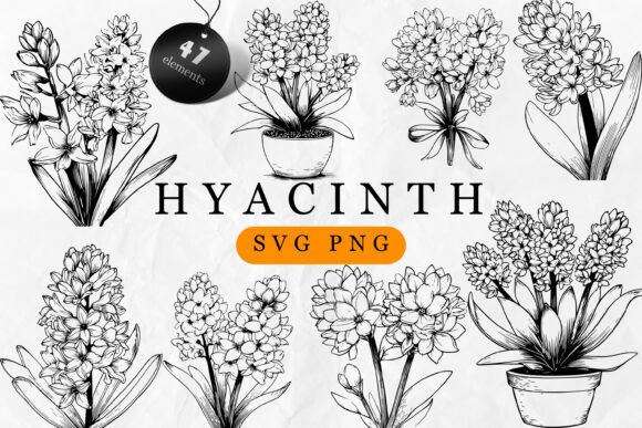 Hyacinth SVG Clipart Set, Flowers: A Practical Guide for Creators and Small Business Owners