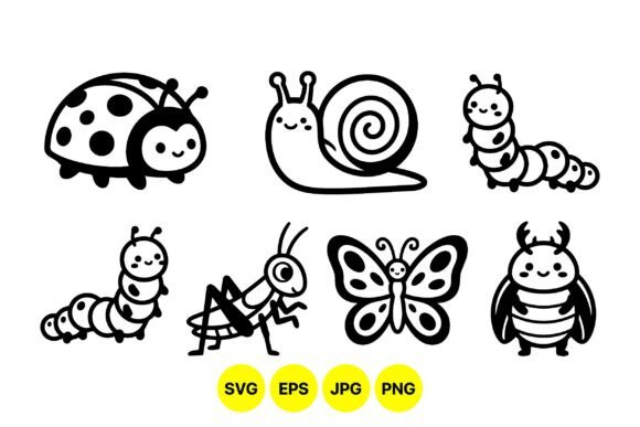 Integrating Cute Insect Cartoon Clipart into Modern Digital Design Workflows