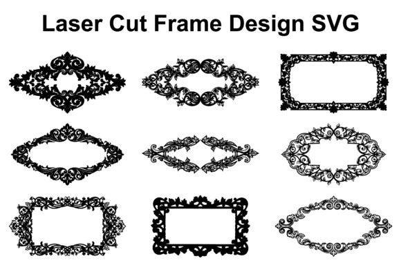 Laser Cut Frame SVG Bundle: 30 Elegant Designs