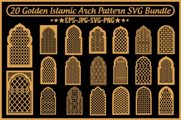 Mastering the 20 Golden Islamic Arch Pattern Bundle for Professional Design Results