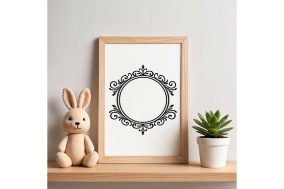Ornate Circle Frame SVG Vintage: Elevating Digital Design with Timeless Elegance