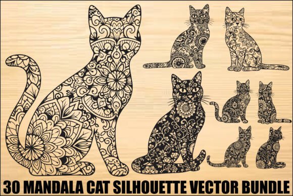 Unlocking Creative Potential: A Comprehensive Guide to the Mandala Cat Silhouette SVG Bundle