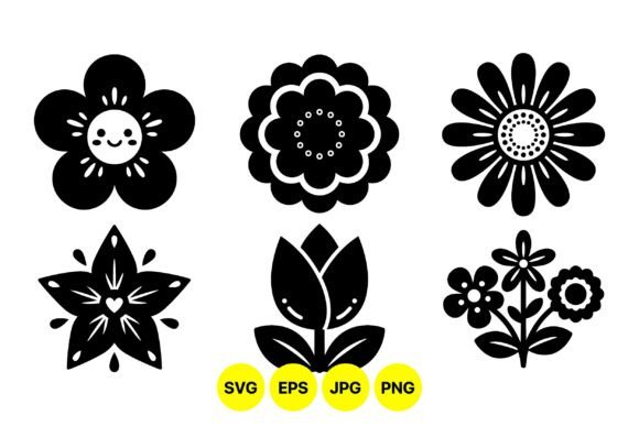 Unlocking Creative Potential with the Cute Floral SVG Clipart Pack