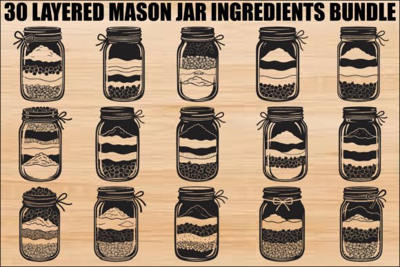 Unlocking Kitchen Creativity with the Layered Mason Jar Ingredients Bundle