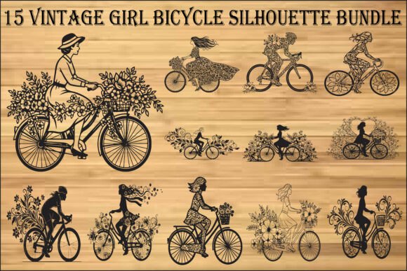 Vintage Girl Bicycle SVG Bundle: A Guide for Crafters and Designers