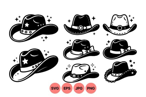 Western Cowboy Hat Clipart SVG: A Guide for Designers and Crafters